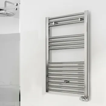 Полотенцесушитель электрический Irsap Ares 580x818x30мм, 15 трубок-2 промежутка, мощность 400 ватт, с регулятором, провод 1200мм, хром EIS058K50IR01NNN