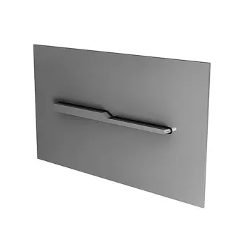 Клавиша смыва двойная Antonio Lupi Onda для инсталляций Geberit UP320, Unica, Unica+, Sigma8, сатинированная сталь А0002407693