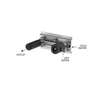 Встраиваемая часть Bossini Nobu монорычажного смесителя из стены Nobu с подключением к горячей-холодной воде