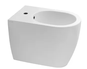 Биде напольное Moon 545х360 белое , керамика /5523/ 5523