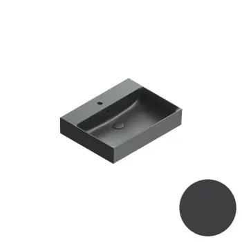 Раковина 60×47 Catalano Premium с 1 отверстием Nero satinato 0220601022