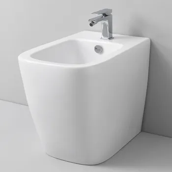 Биде напольное Artceram A16 36х52, 1 отверстие, матовый белый ASB002 05 00