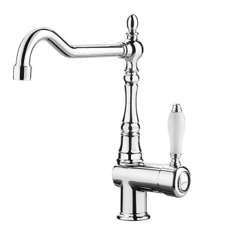 Смеситель для кухни Fima Carlo Frattini Kitchen вращающийся излив, хром F5417NCR