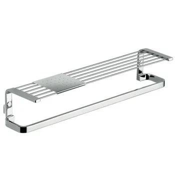 Полочка с полотенцедержателем Colombo Time 44.5см хром W4277.CR
