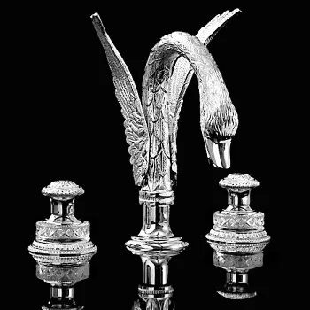 Смеситель для раковины Devon&Devon Excelsior Swan EXC-SW100CR хром