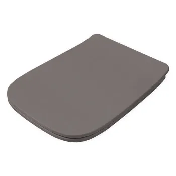 Сиденье для унитаза Artceram A16 Slim, механизм soft-close, gravel/хром ASA001 60 71