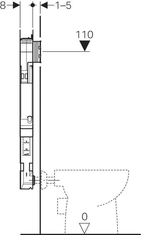 Бачок для унитаза Geberit Sigma 109.791.00.1