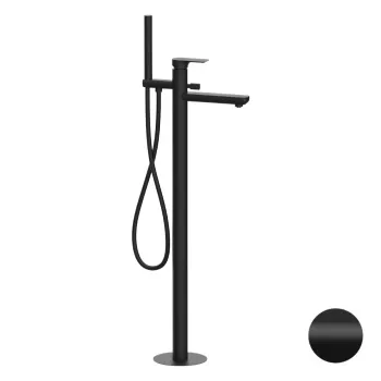 Смеситель для ванны Remer Infinity  напольный черный матовый I08NO
