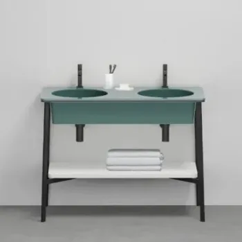 Раковина встраиваемая Cielo I Catini Catino Doppio CALAD SM 100 см зеленый