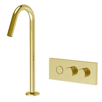 Смеситель для раковины Fima Carlo Frattini Switch On F5951COR золото