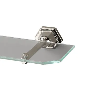 Полка стеклянная держатель хром Devon&Devon Jubilee JB110CR