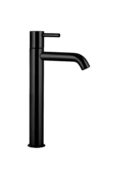 Смеситель для раковины Fantini Nostromo на 1 отверстие высокий излив черный матовый 5013E806WF