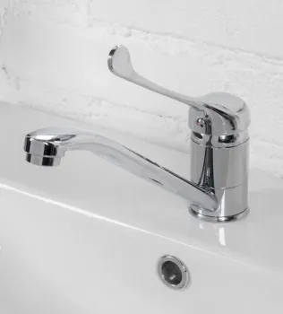 Смеситель Nofer 07200.B для людей с ограниченными возможностями, хром