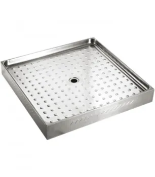 Душевой поддон из нержавеющей стали Nofer 13055.2.S
