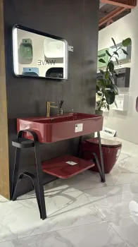 Раковина Simas HOP 100х50см с 1 отв под смеситель, цвет Rubino HOP100 Rubino