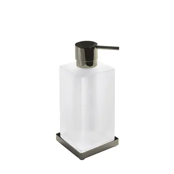 Дозатор настольный Colombo Look PVD нержавеющая сталь/матовое стекло B9317.HPS1-VAN