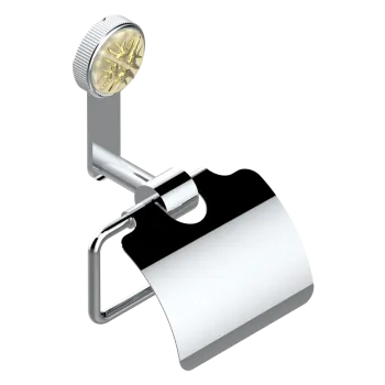 Держатель туалетной бумаги THG Hirondelles Gold Stamped A4L-A02-538AC хром