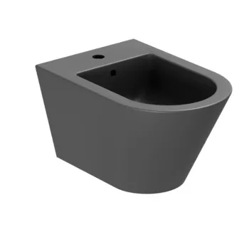Биде подвесное Azzurra Forma 54х37х34, с 1 отв под смеситель, carbone FMBKS000000MCA*1