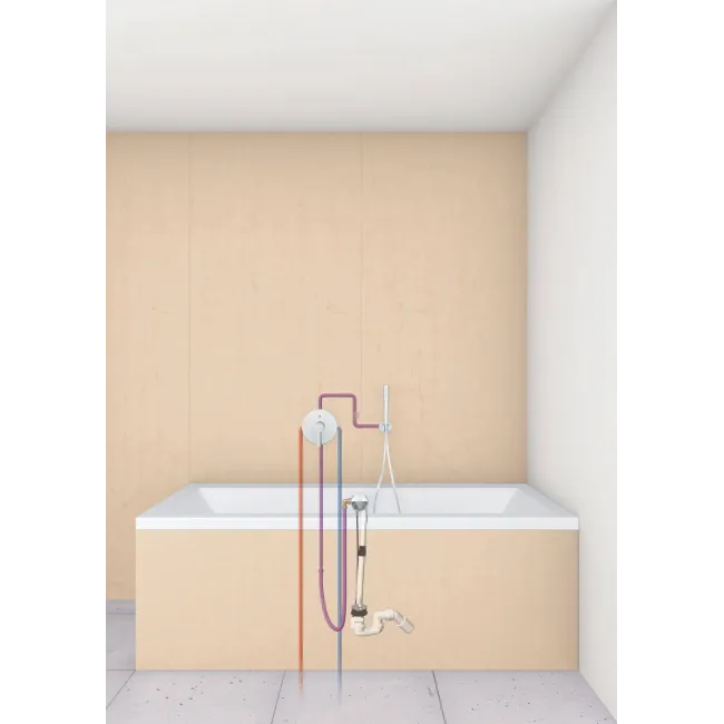 Слив-перелив для ванны Grohe 28990000 белый