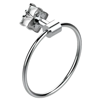 Полотенцедержатель THG Petale De Cristal Clair U6A-A02-504N хром