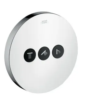Axor ShowerSelect Модуль с тремя запорными клапанами, внешняя часть, цвет: хром 36727000