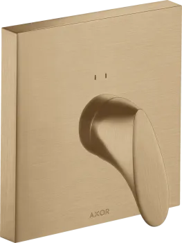 Axor Starck Organic Смеситель для душа, встраиваемый, цвет: шлифованная бронза 12605140