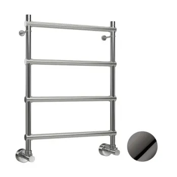 Полотенцесушитель водяной Margaroli Sole 4424704CB 72x54 хром/черный