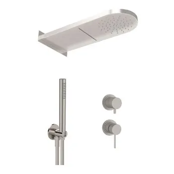 Душевая система Remer X-style inox нержавеющая сталь SSX93PS02MMCA