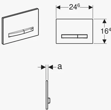 Кнопка смыва Geberit Sigma 50