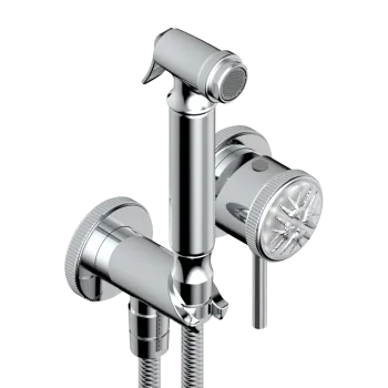 Гигиенический душ THG Hirondelles Platinum Stamped A4K-A02-5840/MBG хром