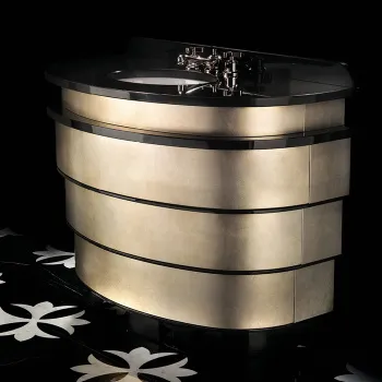 Тумба под раковину Devon&Devon Summertime Antique granito nero assaluto 1250х620х890 мм с 3 отв.под смесит без раковины SUMMERTIME/AQ/NEMAR/B4