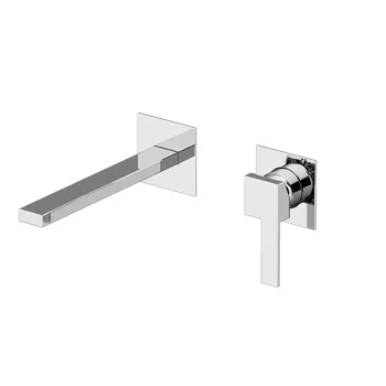 Смеситель для душа встраиваемый Gattoni Color Cube излив 240, хром 8539/85COcr