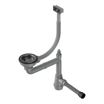 Сифон для мойки Omoikiri WK-1-S-GM вороненая сталь 4956492