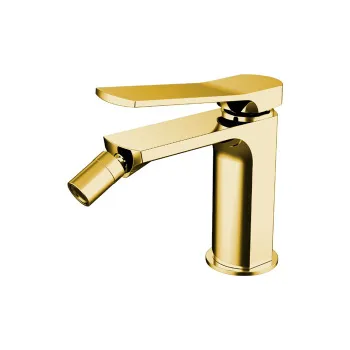 Смеситель для биде NEMO Prima с донным клапаном BRUSH GOLD (БРАШИРОВАННОЕ ЗОЛОТО) NM-1316-BG