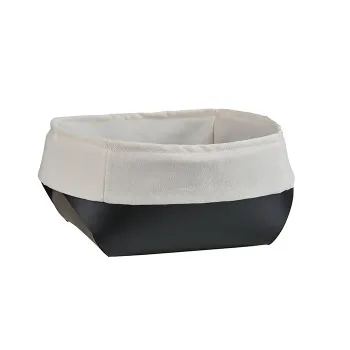 Корзина для хлеба ADJ 20x20xH9, черный/серый 0037.01/03