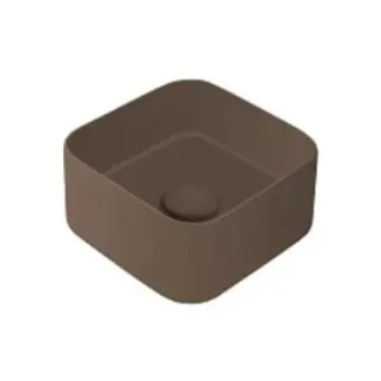 Раковина накладная Cielo Shui Comfort MILAQ CA 25 см коричневый