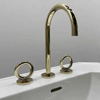 Смеситель для раковины THG Collection O G4P-F30-151 soft gold