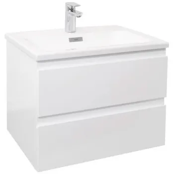 Тумба с раковиной Jacob Delafon Madeleine EB2052-J5+EXAF112-Z-00 белая