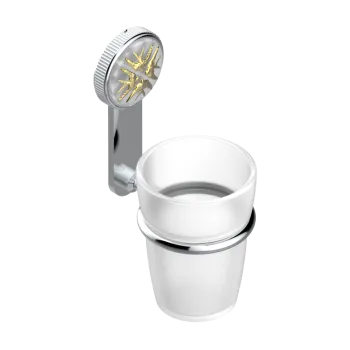 Стакан THG Hirondelles Gold Stamped A4L-A02-536 хром