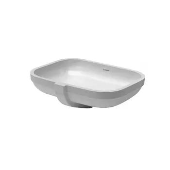 DURAVIT Happy D.2  Раковина встраиваемая снизу 480х345 мм., без отверстия для смесителя, с переливом, цвет белый