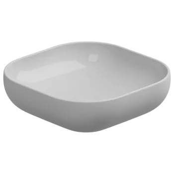 Раковина накладная биколор 45 см GSG Ceramic Design Easy EALAVQU45BI000/001 White/White Matt