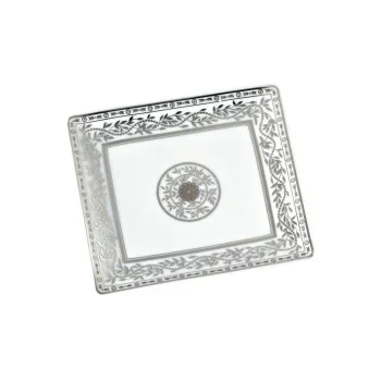 Поднос керамический THG Marquise Blanc Decor Platine A7G-A02-4612 белый