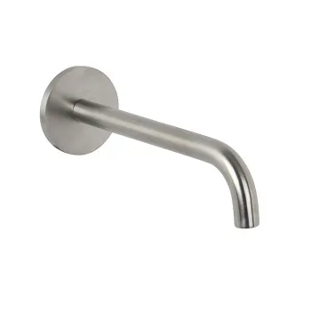 Излив настенного монтажа Fima Carlo Frattini Spillo Steel длина 200, INOX F2944INOX