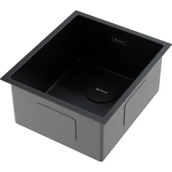 Мойка кухонная Omoikiri Taki 38-U/IF-GB графит 4997016