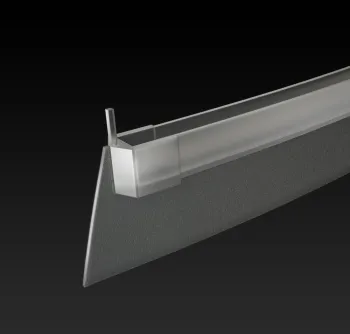 Горизонтальный правый уплотнитель для Radaway Eos и Eos II* без порога 007-106700600