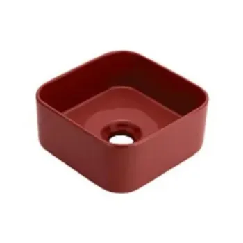 Раковина накладная Cielo Shui Comfort MILAQ CO 25 см красный