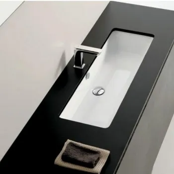 Раковина Artceram WASHBASINS GEA 90х33, без отв., белый GEL002 01 00