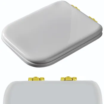 Сиденье для унитаза Kerasan Waldorf белый/золото, микролифт 418701