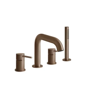 Смеситель для ванны Gessi 54037.708 Copper Brushed PVD