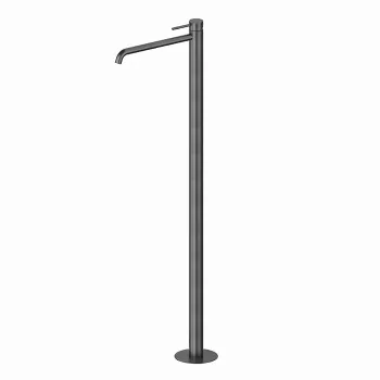 Смеситель для раковины напольный Newform X-steel 316 69618EX.59.064 вороненая сталь